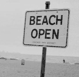 BEACHES ARE OPEN….